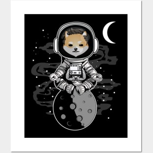 Astronaut Dogelon Mars Coin To The Moon Crypto Token Cryptocurrency Wallet Birthday Gift For Men Women Kids Posters and Art